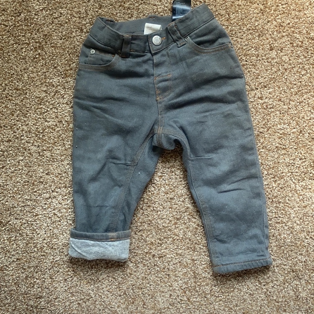 6-9 month H&M lined jeans